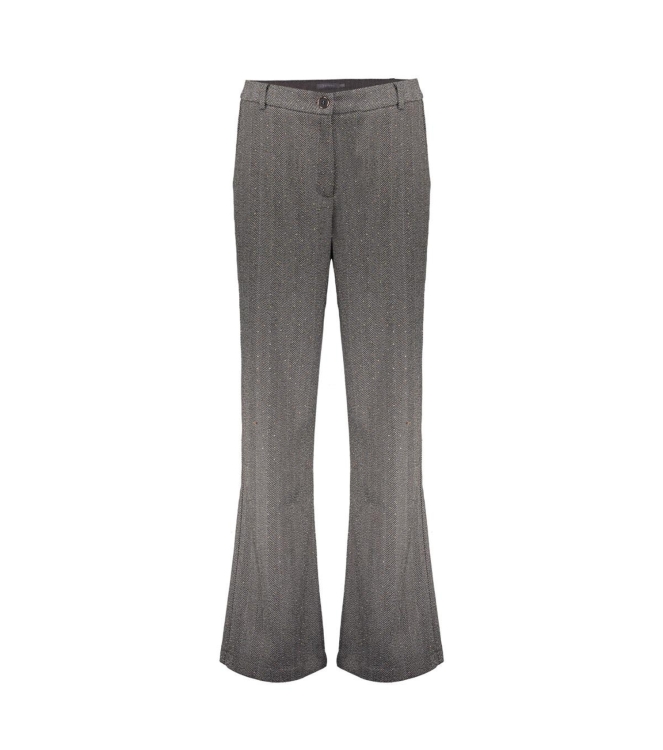 Geisha Pants herringbone + stones 950 Anthracite