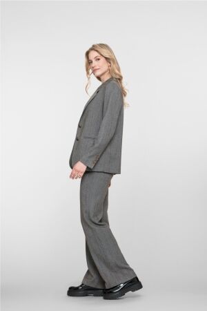 Geisha Pants herringbone + stones 950 Anthracite
