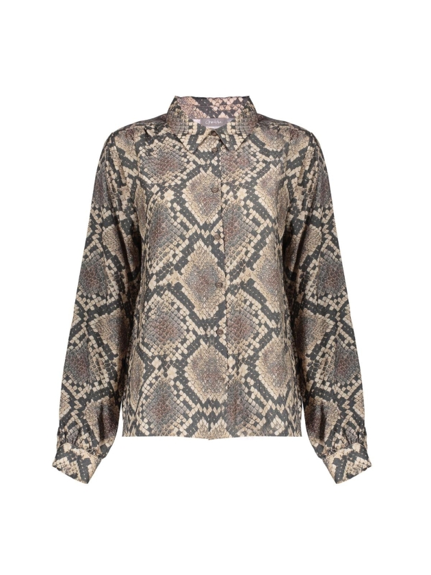 Geisha Blouse animal 999 Black
