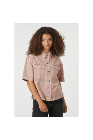 Neo Noir Tiki solid shirt 171 Ash rose