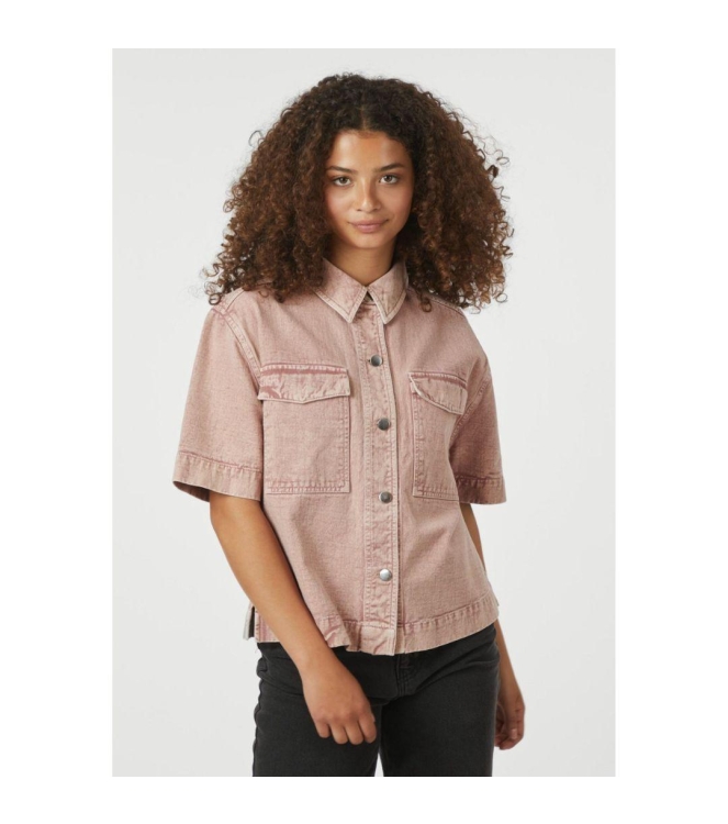 Neo Noir Tiki solid shirt 171 Ash rose