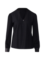 ZIP73 Top tailored collar 008 Black/logo