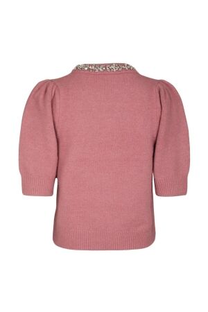 Neo Noir Maia stone knit blouse 165 Rose