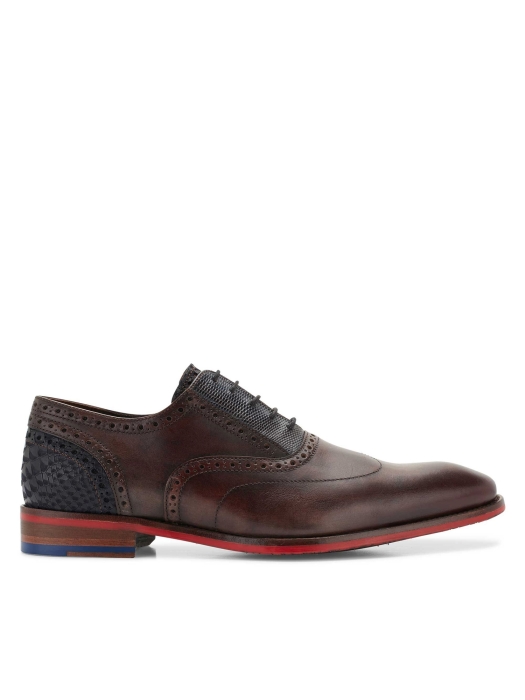 Floris van Bommel Floris Dressed DarkBrown Calf leath 2 Dark brown