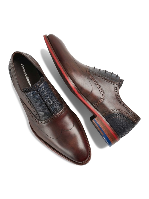 Floris van Bommel Floris Dressed DarkBrown Calf leath 2 Dark brown
