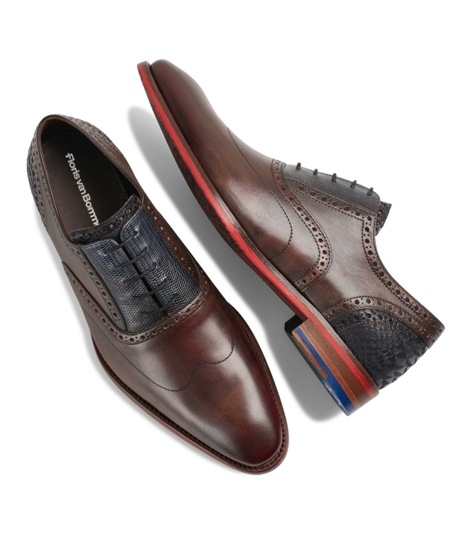 Floris van Bommel Floris Dressed DarkBrown Calf leath 2 Dark brown