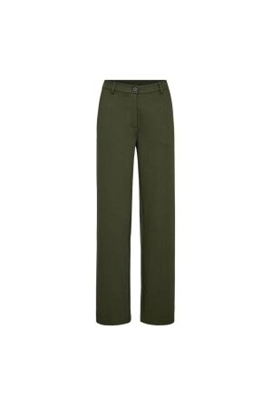 Freequent Wide leg structure Kombu green
