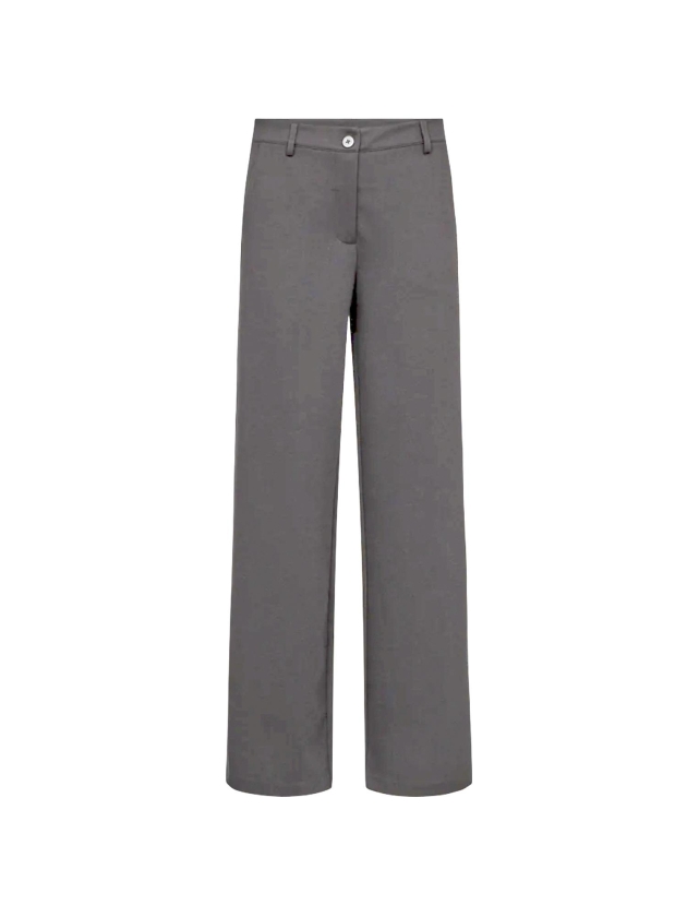 Freequent Wide leg structure Dark Grey Melange