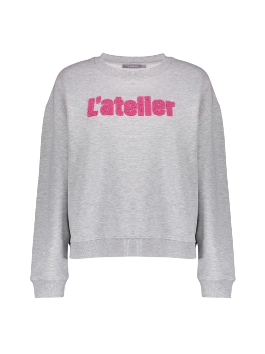 Geisha Sweater L'atelier toweling 900 Grey mel