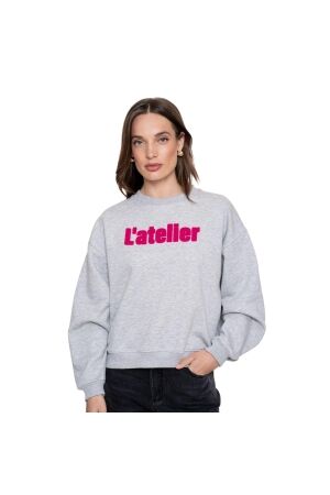Geisha Sweater L'atelier toweling 900 Grey mel