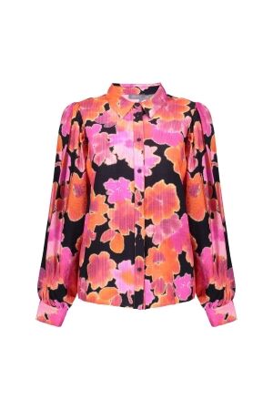 Geisha Blouse print 420 Pink