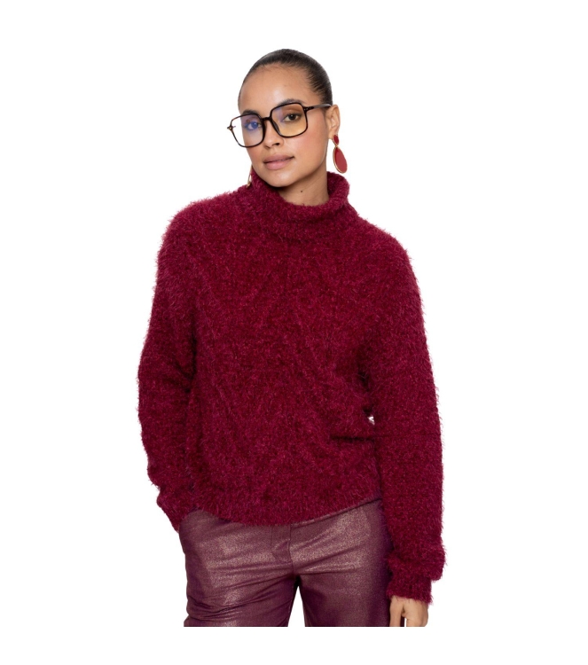 Geisha Pullover 480 Burgundy