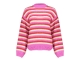 Geisha Pullover loose knit stripes 420 Pink