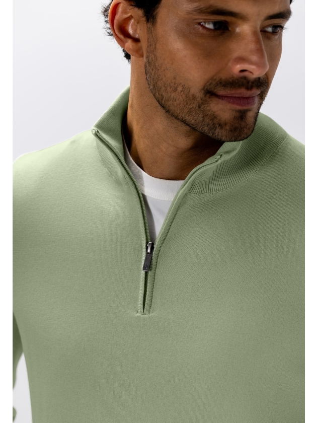 State of Art Pullover Sportzip Pl 3400 Jade
