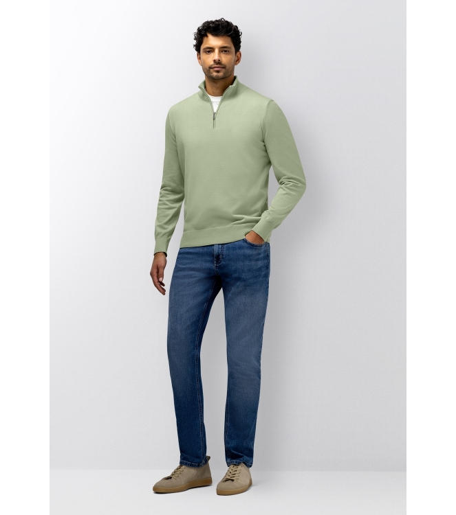 State of Art Pullover Sportzip Pl 3400 Jade
