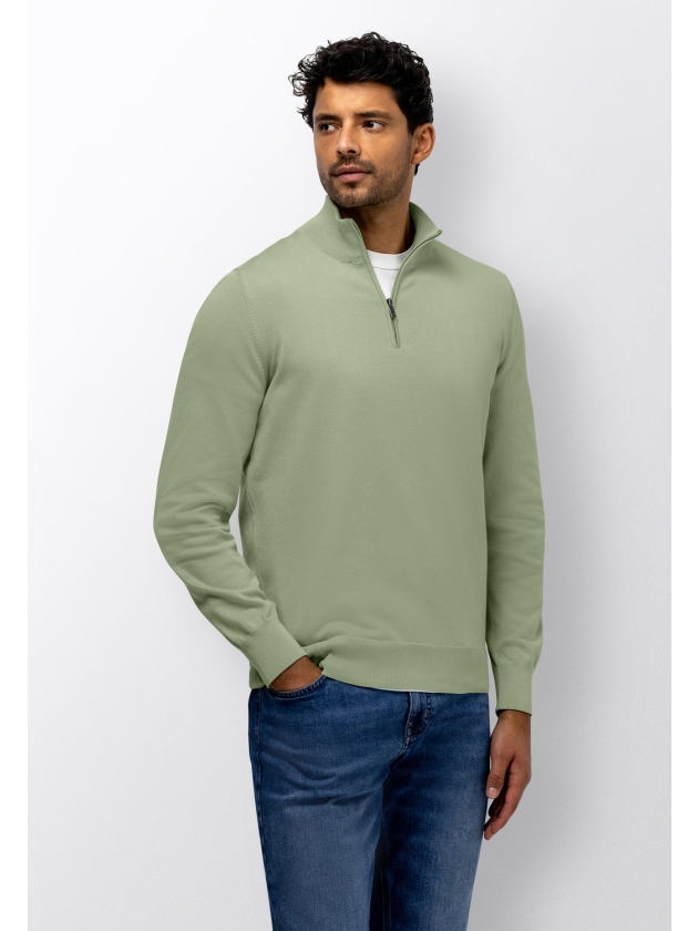 State of Art Pullover Sportzip Pl 3400 Jade