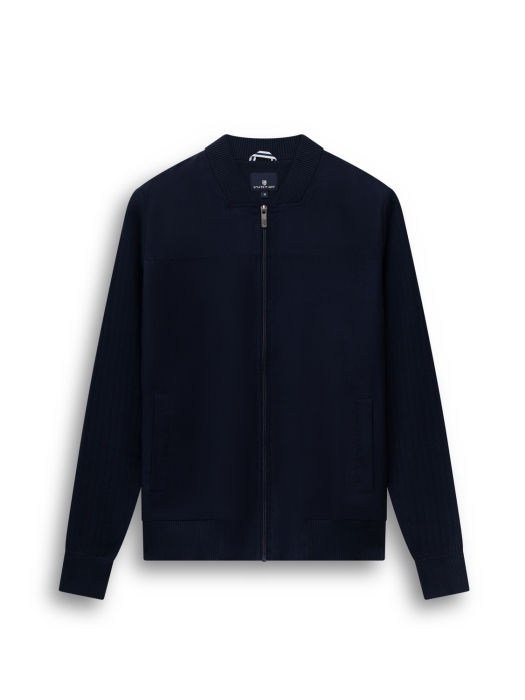 State of Art Cardigan Plain - Bom 5900 Donkerblauw