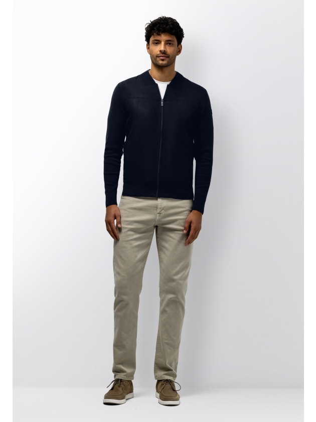 State of Art Cardigan Plain - Bom 5900 Donkerblauw