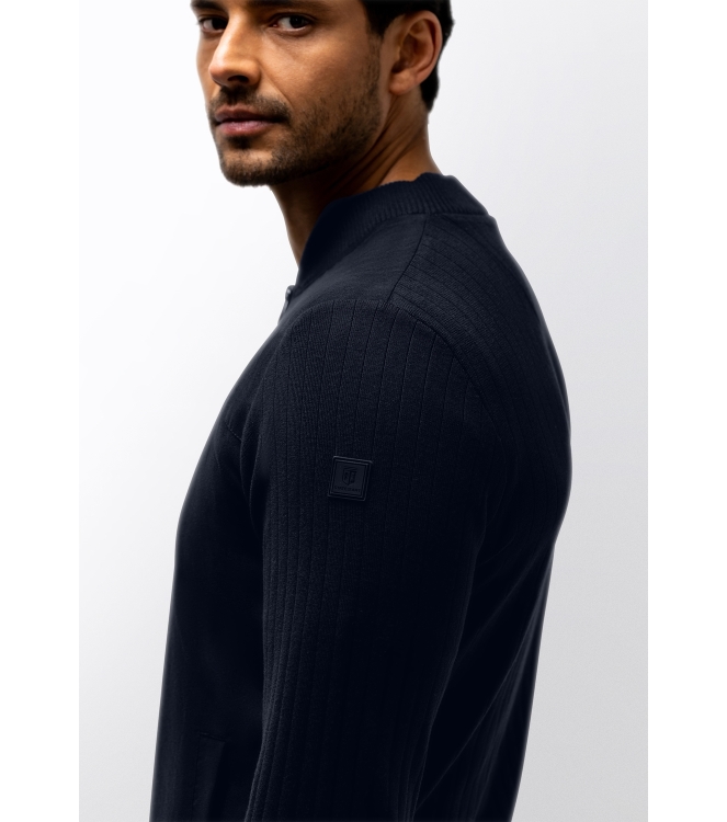 State of Art Cardigan Plain - Bom 5900 Donkerblauw