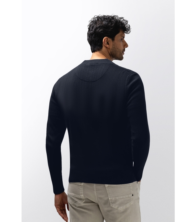 State of Art Cardigan Plain - Bom 5900 Donkerblauw