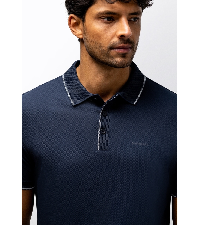 State of Art Poloshirt Piqu SS P 5800 Marine