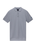 State of Art Poloshirt Knitted SS 5393 Middenblauw
