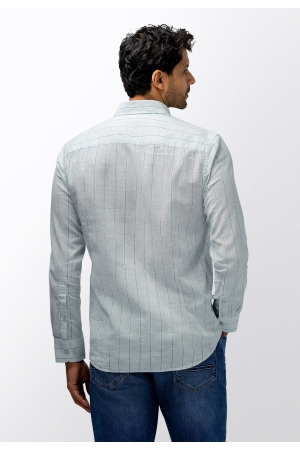 State of Art Shirt LS Striped Y/D 5158 Lichtblauw
