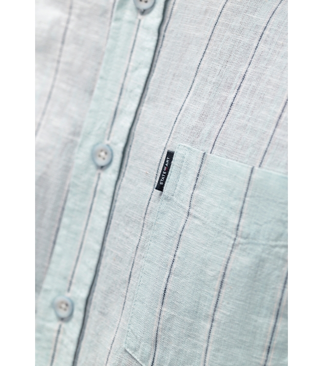State of Art Shirt LS Striped Y/D 5158 Lichtblauw