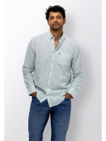 State of Art Shirt LS Striped Y/D 5158 Lichtblauw