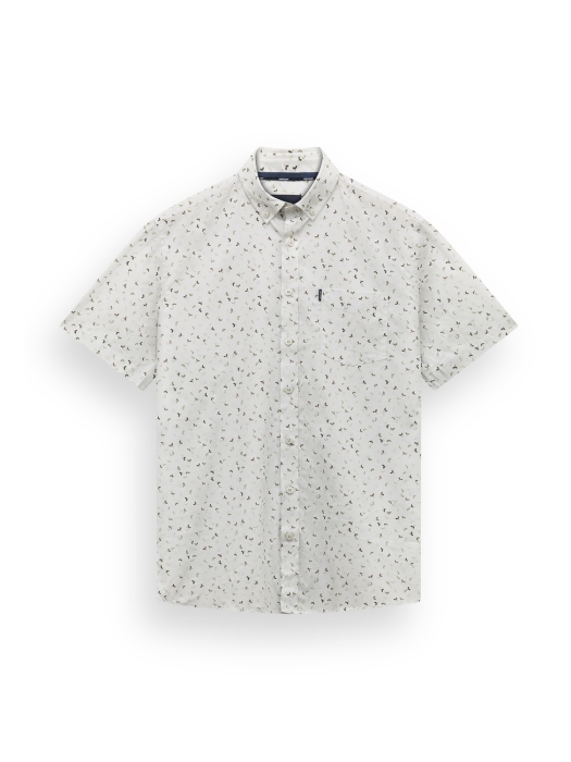 State of Art Shirt SS Print Popli 3111 Lichtgroen