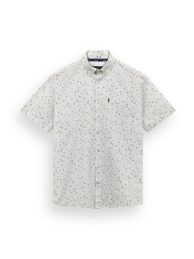 State of Art Shirt SS Print Popli 3111 Lichtgroen