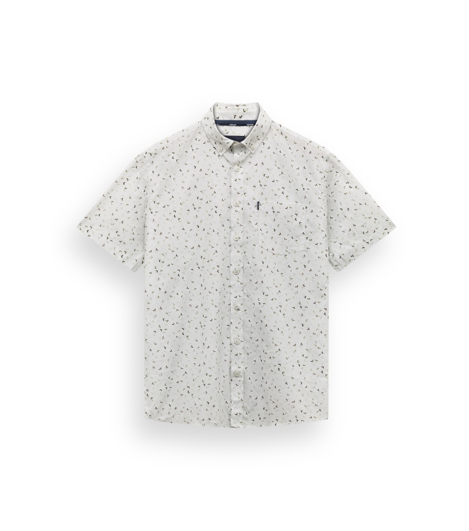 State of Art Shirt SS Print Popli 3111 Lichtgroen