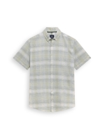 State of Art Shirt SS Checked Y/D 3151 Lichtgroen