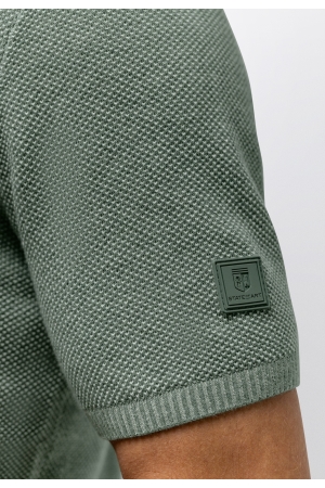 State of Art Poloshirt Knitted SS 3414 Jade