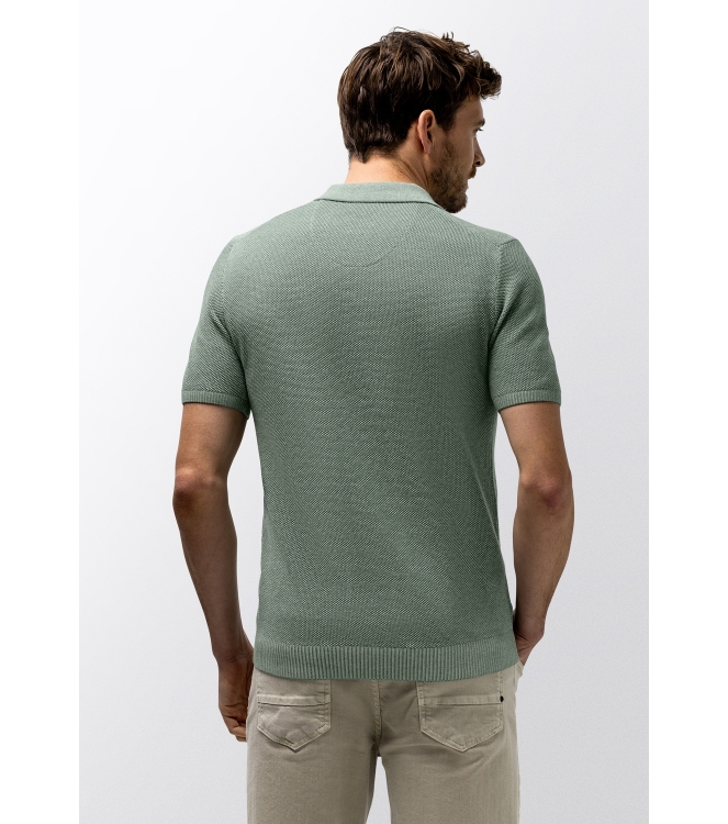 State of Art Poloshirt Knitted SS 3414 Jade
