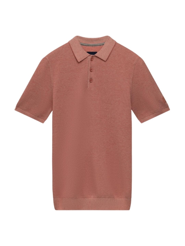State of Art Poloshirt Knitted SS 4214 Oud roze