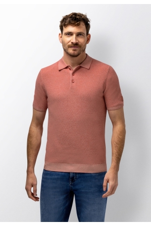 State of Art Poloshirt Knitted SS 4214 Oud roze