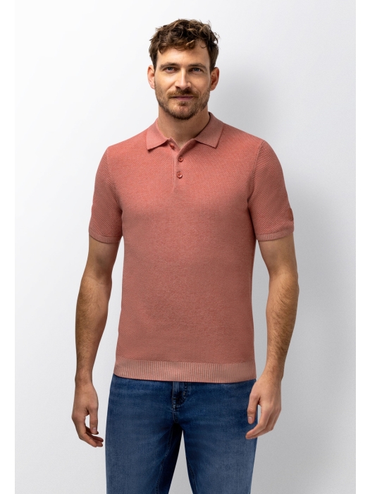State of Art Poloshirt Knitted SS 4214 Oud roze