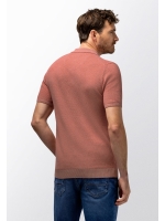 State of Art Poloshirt Knitted SS 4214 Oud roze