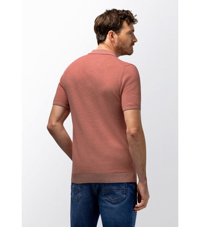 State of Art Poloshirt Knitted SS 4214 Oud roze