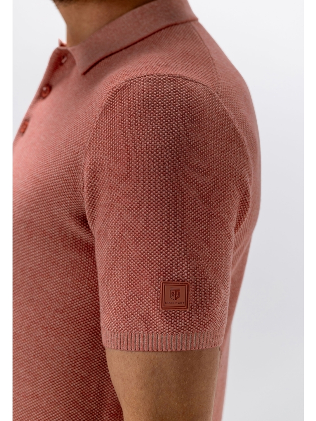 State of Art Poloshirt Knitted SS 4214 Oud roze