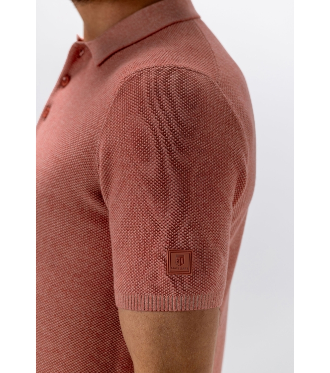 State of Art Poloshirt Knitted SS 4214 Oud roze