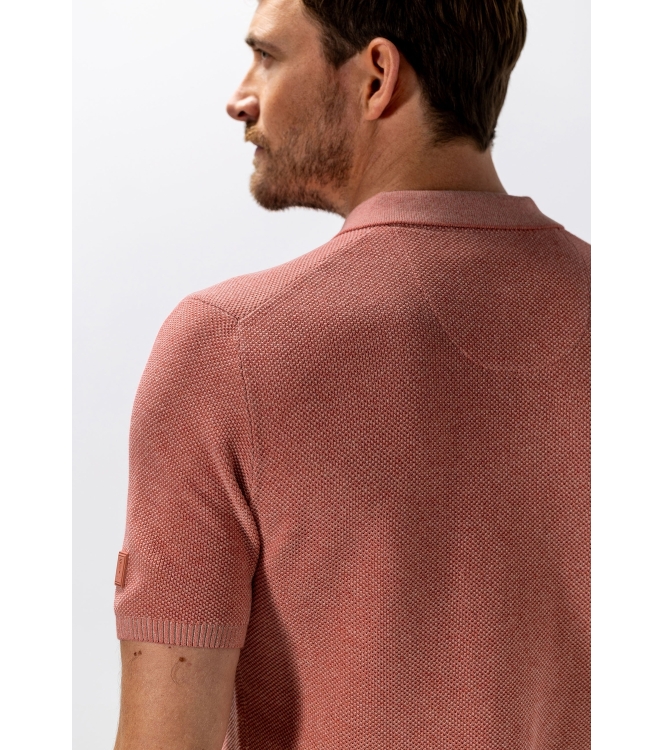 State of Art Poloshirt Knitted SS 4214 Oud roze