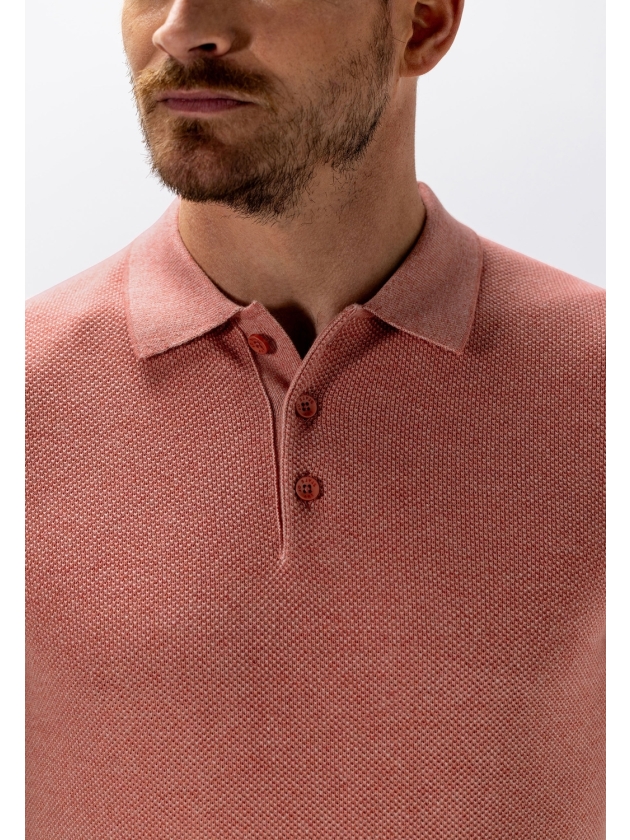 State of Art Poloshirt Knitted SS 4214 Oud roze