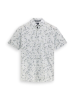 State of Art Shirt SS Print Struc 5131 Lichtblauw
