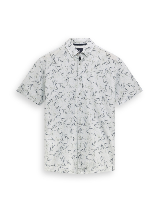State of Art Shirt SS Print Struc 5131 Lichtblauw