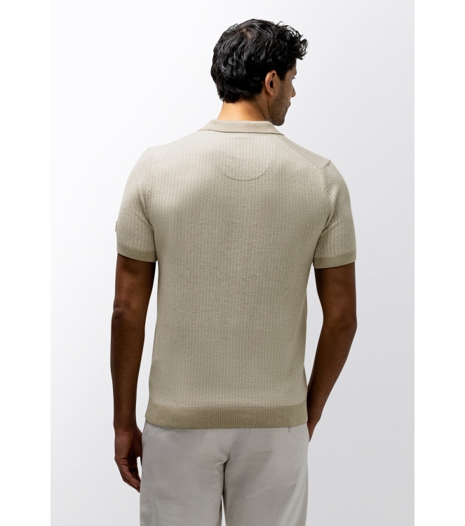 State of Art Poloshirt Knitted SS 1116 Wit