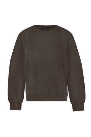Tramontana Long-Sleeve Jumper Rhinestones 2660 Espresso
