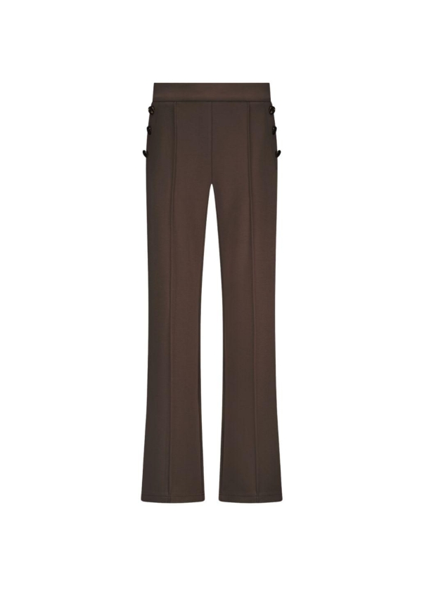 Tramontana Technical Sweat Wide-Leg Trousers 2660 Espresso