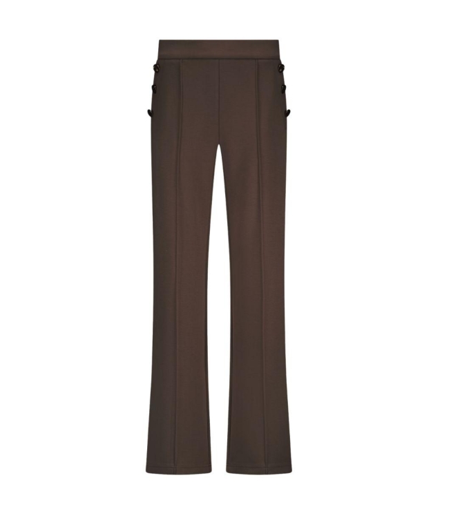 Tramontana Technical Sweat Wide-Leg Trousers 2660 Espresso